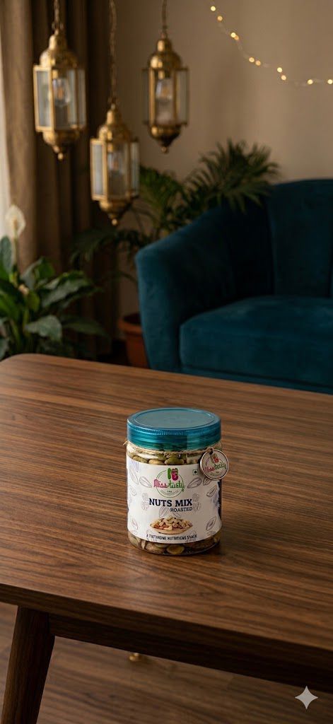 "A wholesome blend of premium roasted nuts — crunchy, nutritious, and irresistibly snackable." 250g