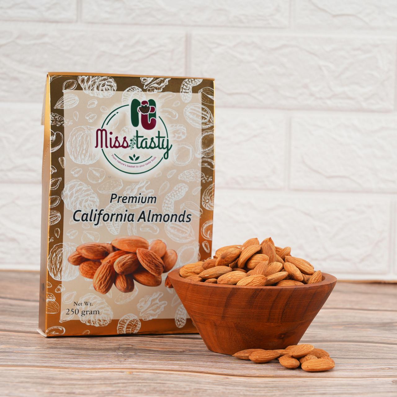 Indulge in the rich, buttery taste of our Premium California Almonds.